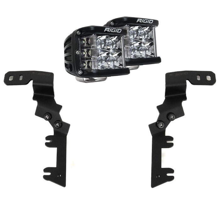 RIGID Chevy/GMC Colorado/Canyon 23-27 D-SS Spot A-Pillar Kit | White | Chevrolet / Gmc Colorado / Canyon (2023-2027)