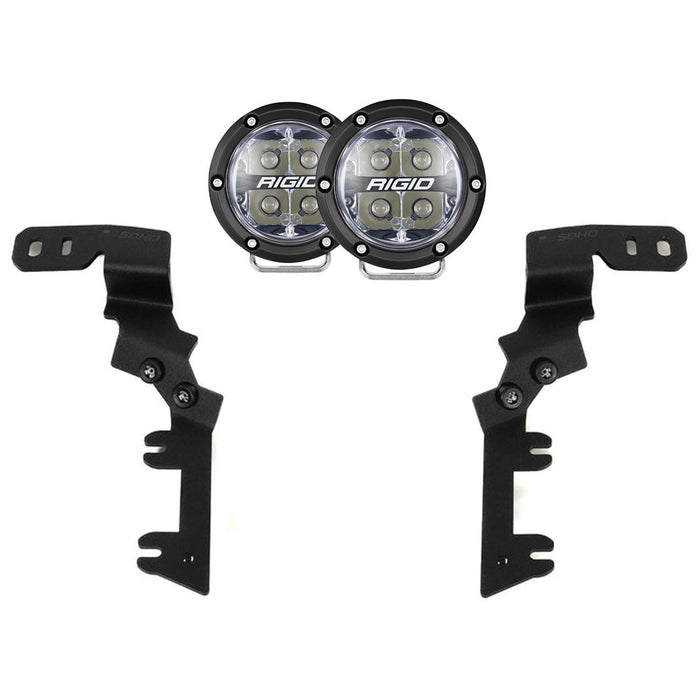 RIGID Chevy/GMC Colorado/Canyon 23-27 360-Series Spot A-Pillar Kit | White | Chevrolet / Gmc Colorado / Canyon (2023-2027)