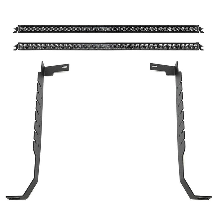 RIGID Chevy/GMC HD 24-27 SR-Series 40 Inch Midnight Grille Light Kit | White | Chevrolet / Gmc 2500/3500 (2024-2027)