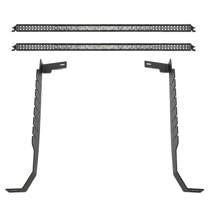 RIGID Chevy/GMC HD 24-27 SR-Series 40 Inch Spot/Drive Grille Light Kit | White | Chevrolet / Gmc 2500/3500 (2024-2027)