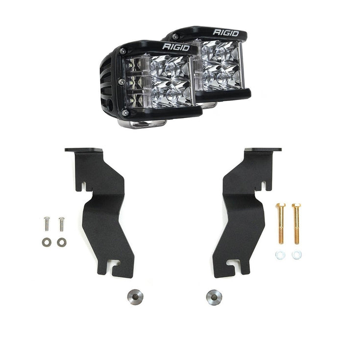 RIGID Chevy/GMC Yukon/Tahoe/Suburban 21-25 D-SS Spot A-Pillar Kit | White | Chevrolet / Gmc Yukon / Tahoe (2021-2025)