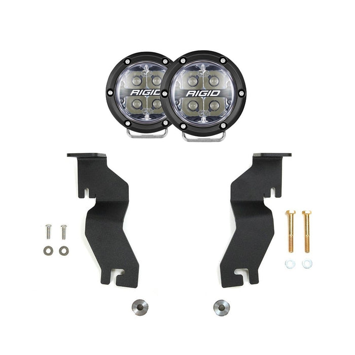 RIGID Chevy/GMC Yukon/Tahoe/Suburban 21-25 360-Series Spot A-Pillar Kit | White | Chevrolet / Gmc Yukon / Tahoe (2021-2025)