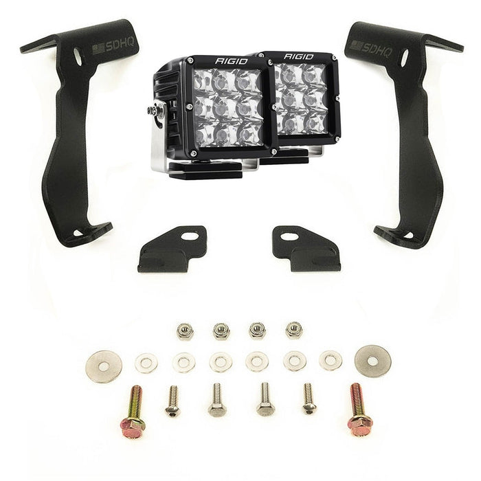 RIGID Ford Expedition 18-24 D-XL Spot A-Pillar Kit | White
