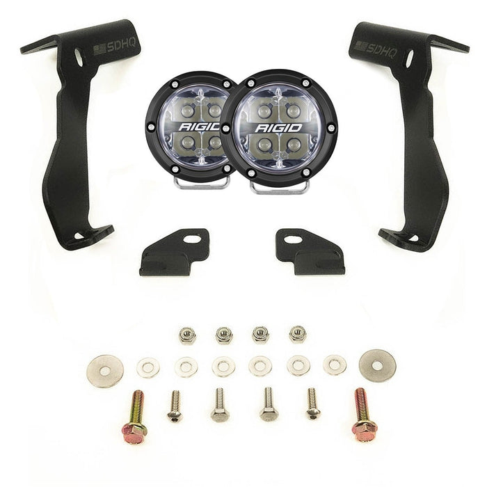 RIGID Ford Expedition 18-24 360-Series Spot A-Pillar Kit | White