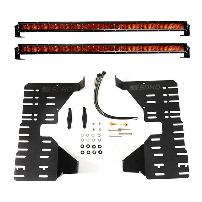 RIGID Toyota Tundra/Sequoia 22-26 SR-Series 30 Inch Amber PRO Grille Kit