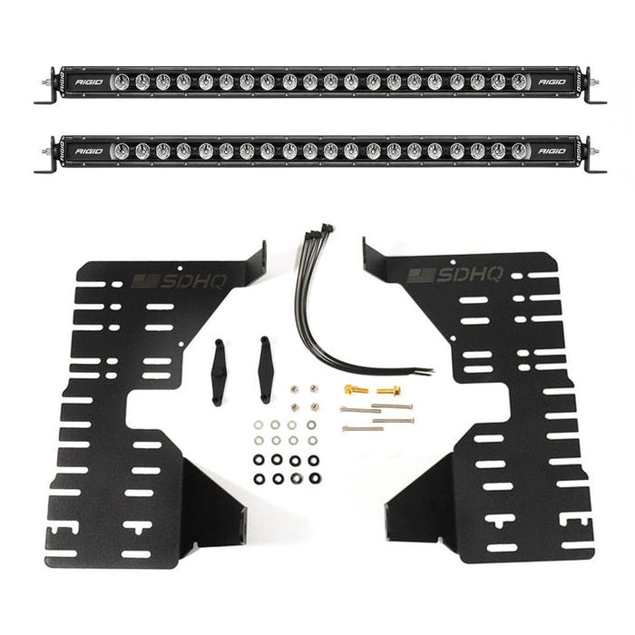RIGID Toyota Tundra/Sequoia 22-26 SR-Series 30 Inch Radiance+ Grille Kit | White