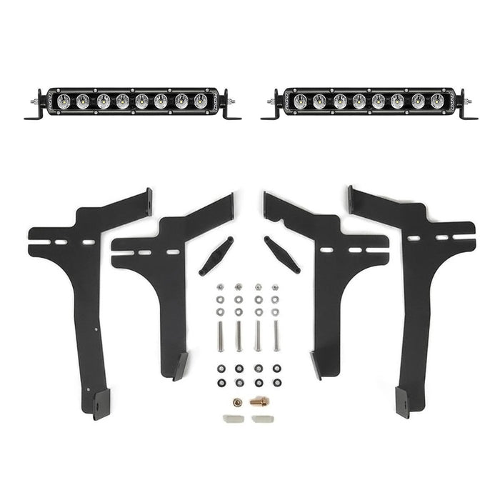 RIGID Toyota Tacoma (24+) SR-Series 10 Inch Radiance Grille Kit | White