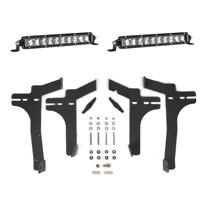 RIGID Toyota Tacoma (24+) SR-Series 10 Inch Spot/Flood Combo Grille Kit | White