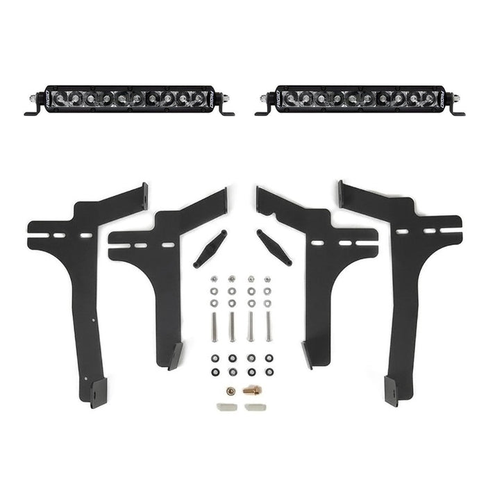 RIGID Toyota Tacoma (24+) SR-Series 10 Inch Spot Midnight Grille Kit | White