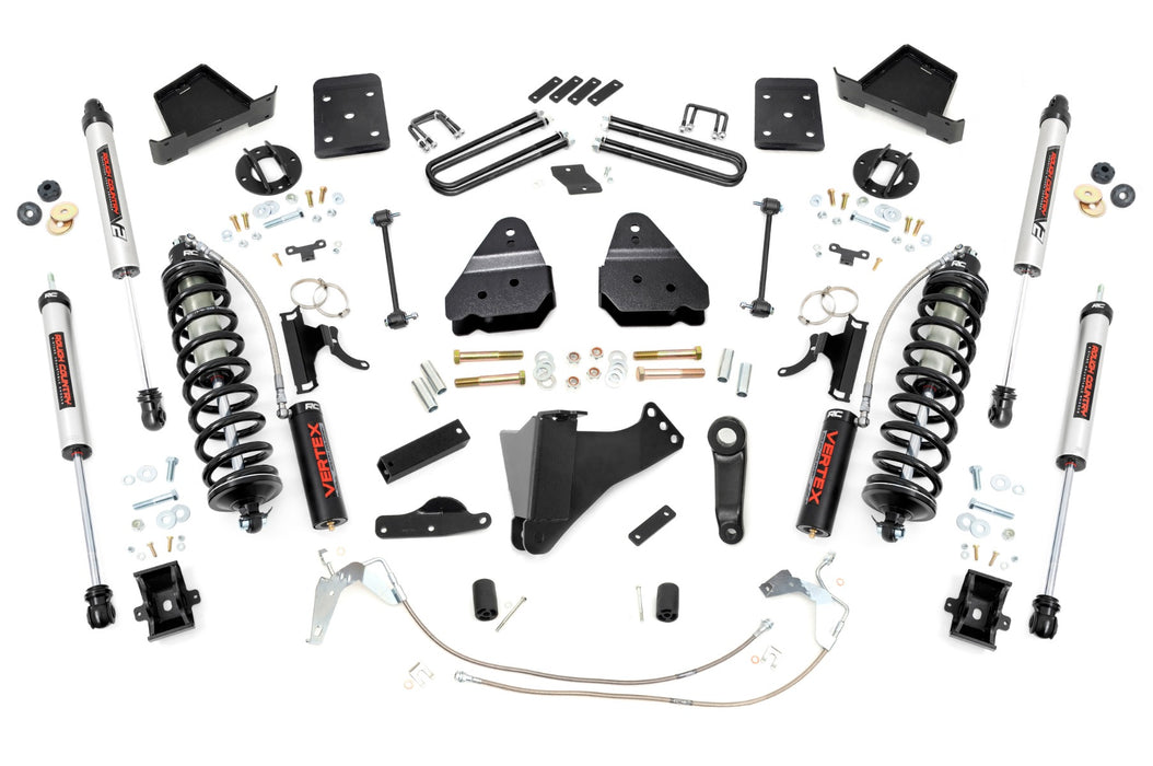 Rough Country 4.5 Inch Lift Kit, W/O Overloads, C/O V2, Ford F-250/F-350 Super Duty (2008-2010)