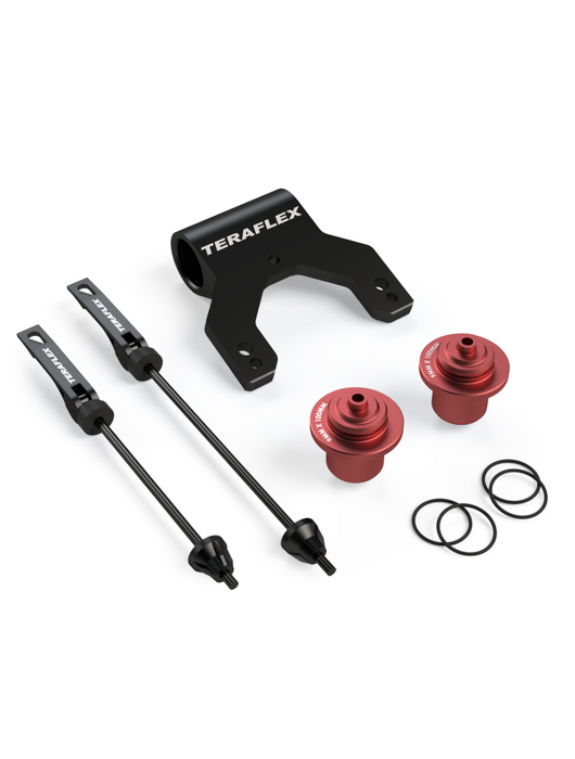 TeraFlex Uinta Bike Mount Quick Release Kit, Complete w/ Mount & 9mm x 100/135 Spacer, Jeep Gladiator JT (2020-2025)