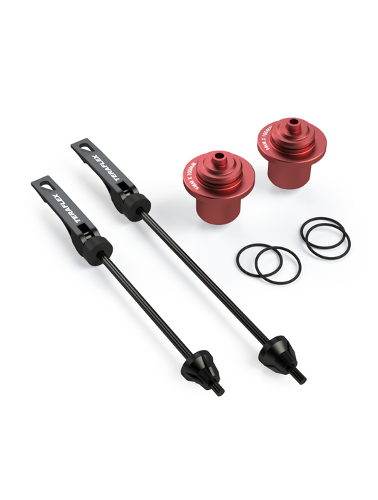 TeraFlex Uinta Bike Mount Quick Release Spacer Kit 9mm x 100/135 | Jeep Gladiator JT (2020-2025)