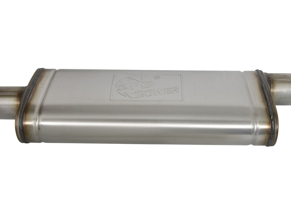 aFe ROCK Basher Exhaust Cat Back 3in SS 409 2020 Jeep Gladiator (JT) V6 3.6L, view 2