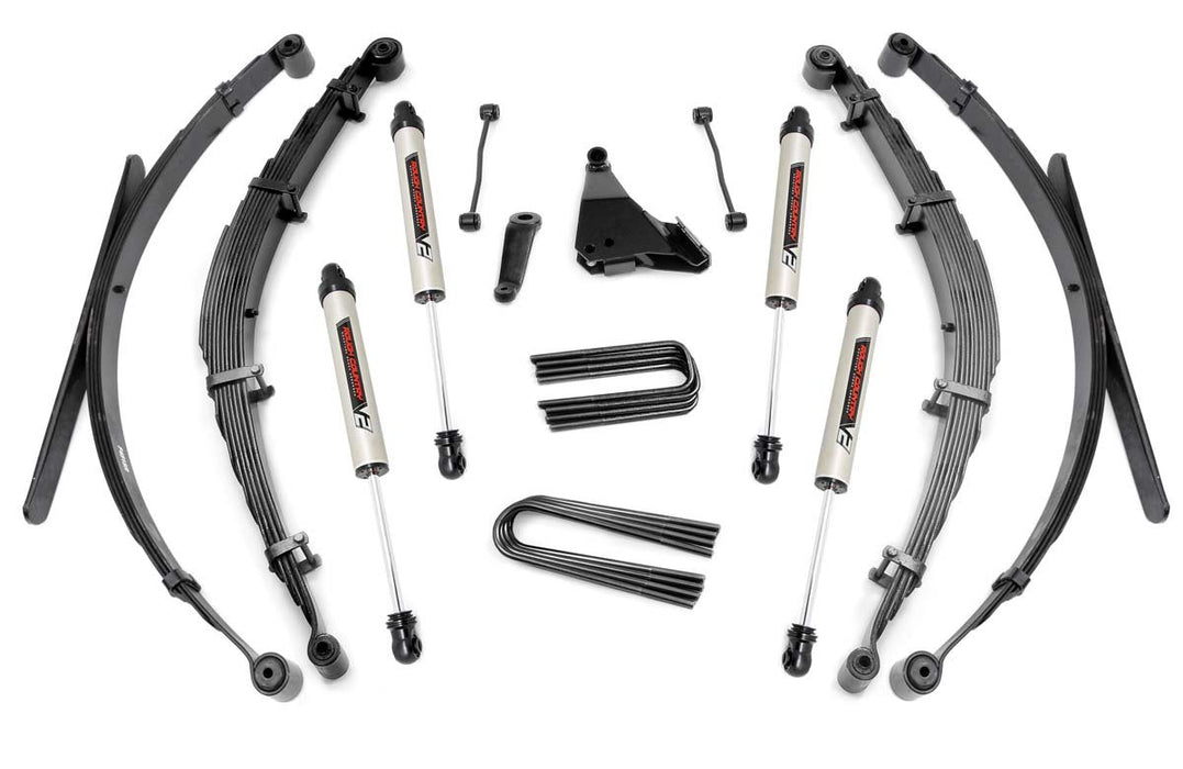 Rough Country 6 Inch Lift Kit - Rear Springs - V2 | Ford F-250/F-350 Super Duty 4WD (1999)
