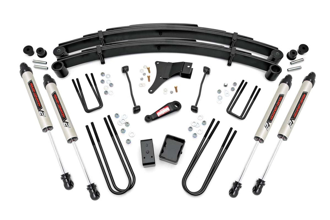 Rough Country 6 Inch Lift Kit - Rear Blocks - V2 | Ford F-250/F-350 Super Duty 4WD (1999)