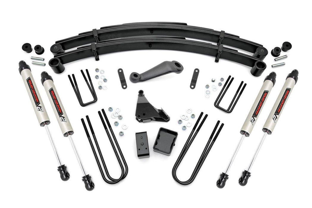 Rough Country 6 Inch Lift Kit - Rear Blocks - V2 | Ford F-250/F-350 Super Duty 4WD (99-04)