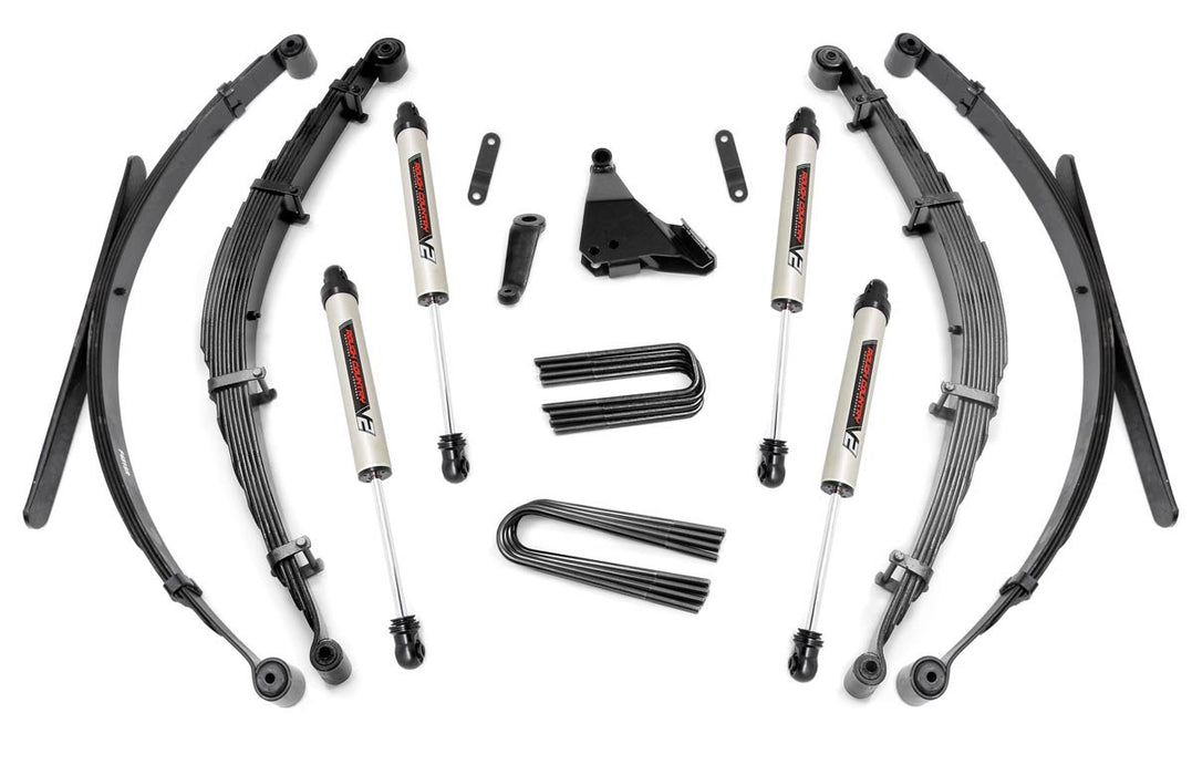 Rough Country 6 Inch Lift Kit - Rear Springs - V2 | Ford F-250/F-350 Super Duty 4WD (99-04)