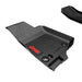 All-Weather Floor Mats, 4-Piece, Black, Red Jeep Logo