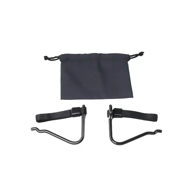 Windshield Tie-Down Straps, Set of 2, Steel Hooks