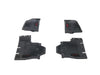 Jeep Wrangler JL 4-Door All-Weather Floor Mats, Gas, Black