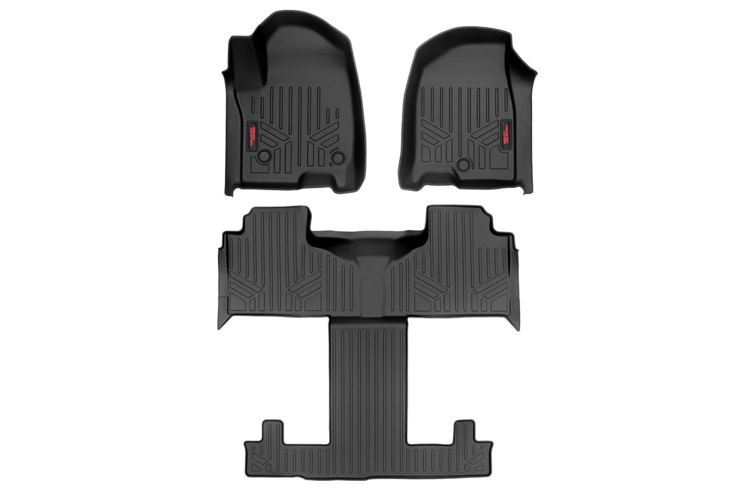 Floor Mats - FR & RR - FR/RR Bucket - Chevy/GMC Tahoe/Yukon 2WD/4WD (21-24)