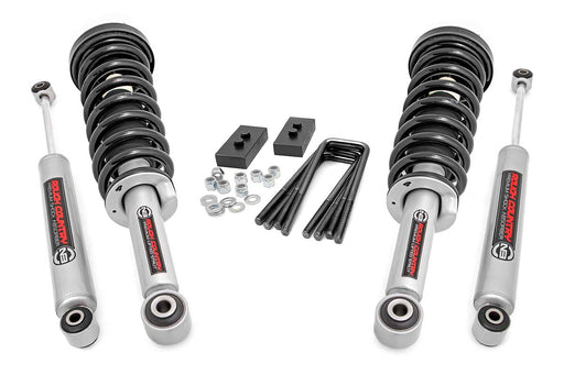 Rough Country 2 Inch Lift Kit, N3 Struts/N3, Ford F-150 4WD (2009-2013)