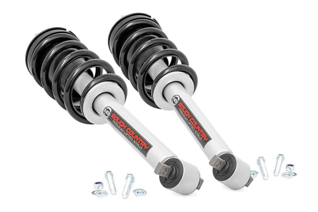 Rough Country Loaded Strut Pair - 7 Inch | Chevy/GMC 1500 2WD/4WD (14-18 &amp; Classic)
