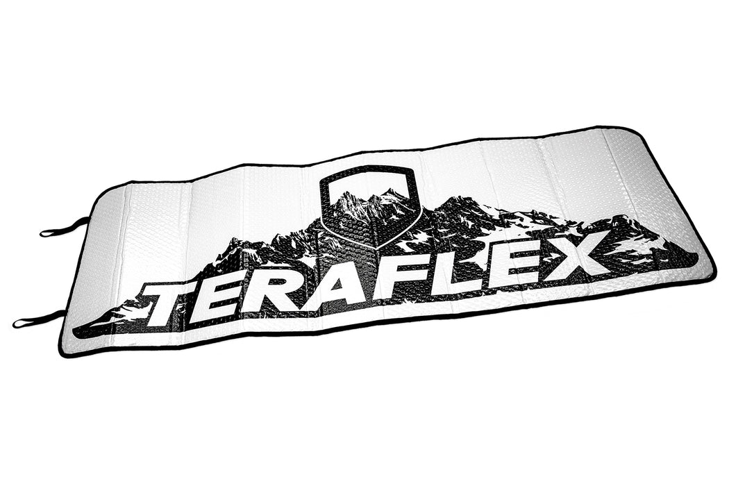 TeraFlex Windshield Sunshade w/out ADAS, Jeep Wrangler JL / Gladiator JT (2018-2025)