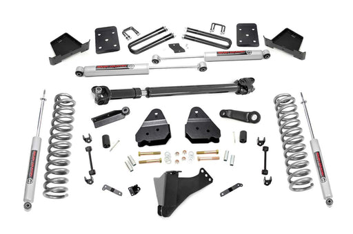Rough Country 4.5 Inch Lift Kit, FR D/S, Ford F-250/F-350 Super Duty 4WD (2017-2022)