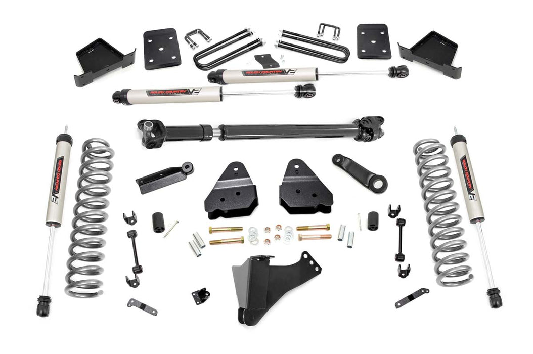Rough Country 6 Inch Lift Kit - Diesel - OVLD - D/S - V2 | Ford F-250/F-350 Super Duty (17-22)