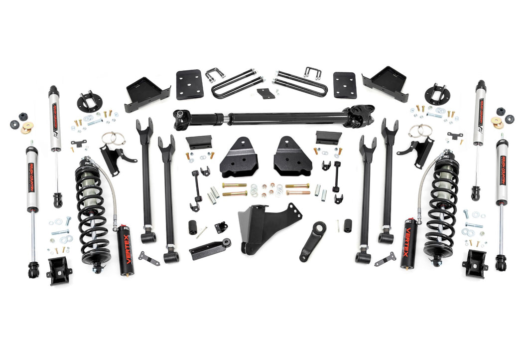 Rough Country 6 Inch Lift Kit - Diesel - 4 Link - D/S - C/O V2 | Ford F-250/F-350 Super Duty (17-22)
