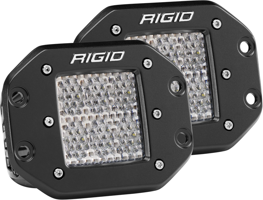RIGID Diffused Flush Mount Pair D-Series Pro