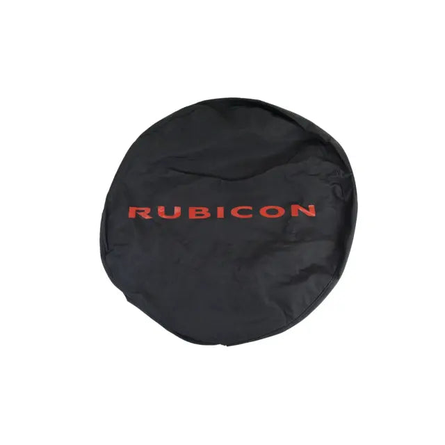 Spare Tire Cover, Red Rubicon 10th Anniversary Logo