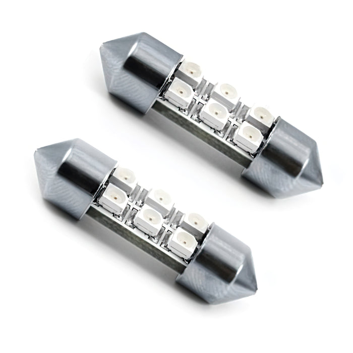 ORACLE 31MM 6 LED SMD Festoon Bulbs (Pair), Cool White