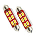 ORACLE 44MM 6 LED 3-Chip Festoon Bulbs (Pair), Cool White