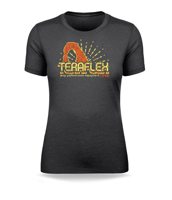 TeraFlex Women's Arches T-Shirt w/ Retro Moab Arches Graphic