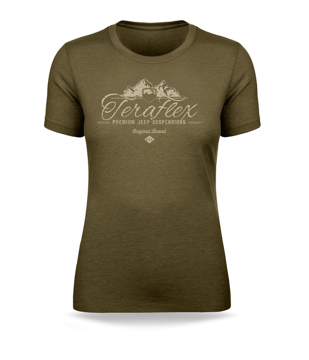 TeraFlex Women's Script T-Shirt w/ Mountain Graphic