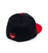 TeraFlex FlexFit 2-Tone Flat Visor Hat, Black/Red, Small/Medium