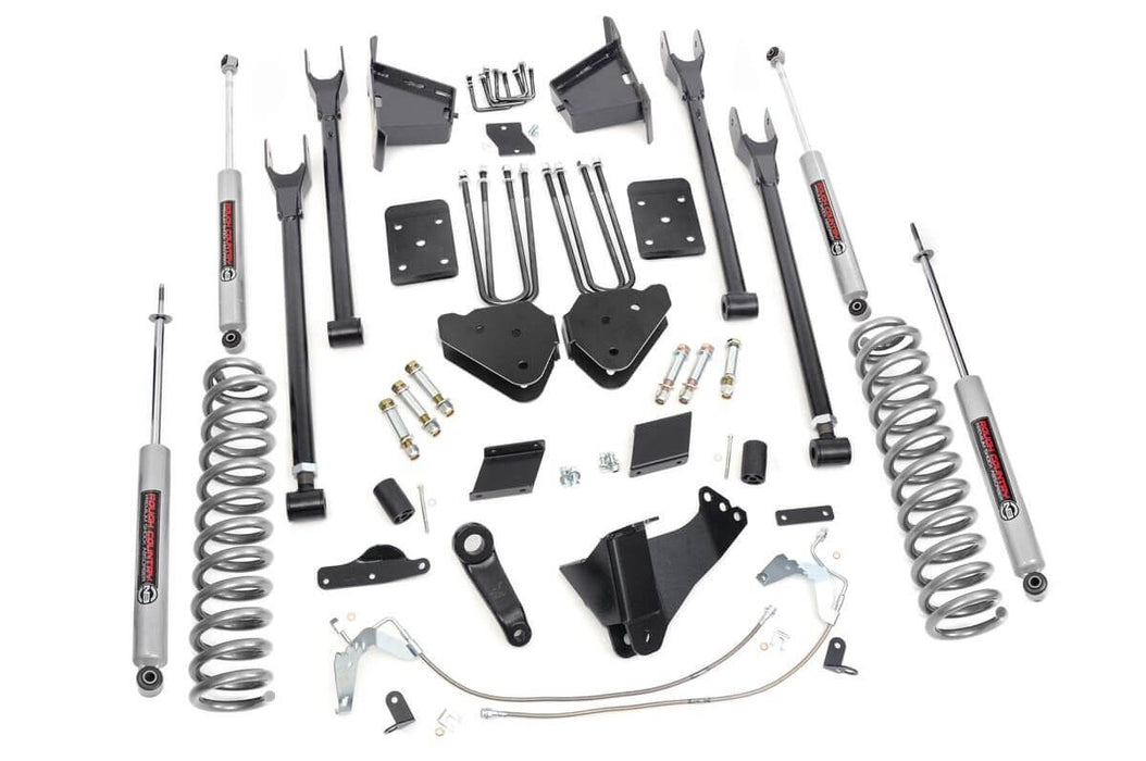 Rough Country 6 Inch Lift Kit -4-Link - No OVLD | Ford F-250 Super Duty 4WD (2015-2016) | P/N 527.20