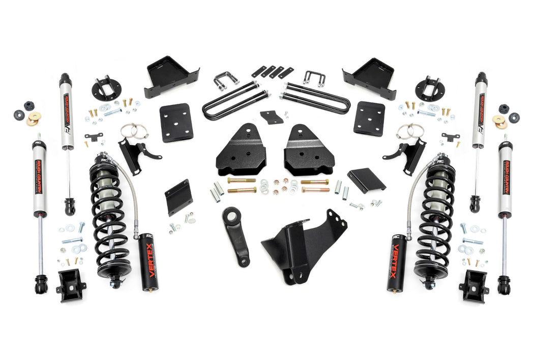 Rough Country 4.5 Inch Lift Kit, No OVLD, C/O V2, Ford F-250 Super Duty 4WD (2015-2016)