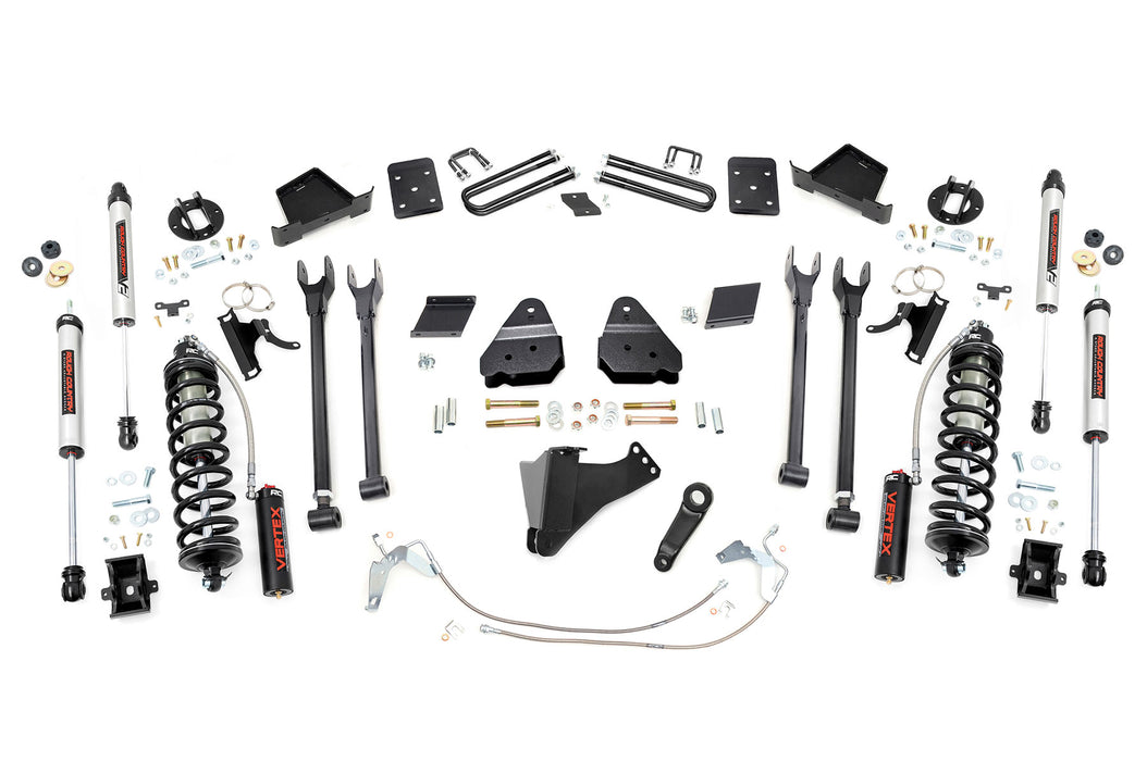 Rough Country 6 Inch Lift Kit - 4-Link - No OVLD - C/O V2 | Ford F-250 Super Duty (11-14)