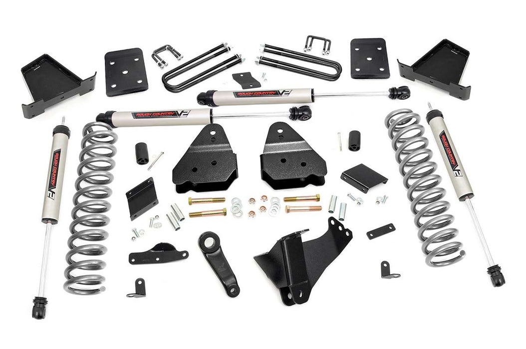 Rough Country 4.5 Inch Lift Kit - No OVLD - V2 | Ford F-250 Super Duty 4WD (2015-2016)