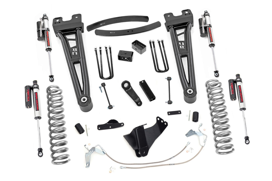 Rough Country 6 Inch Lift Kit, Gas, Radius Arm, Vertex, Ford F-250/F-350 Super Duty (2008-2010)