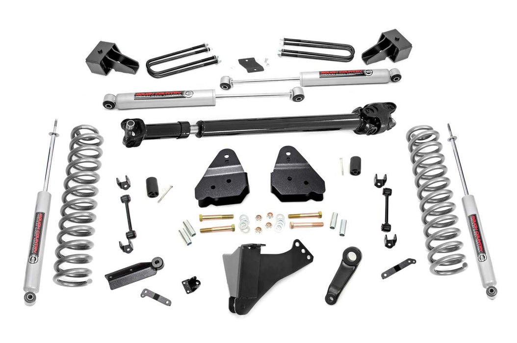 Rough Country 4.5 Inch Lift Kit - DRW - FR Drive Shaft | Ford F-350 Super Duty 4WD (17-22)