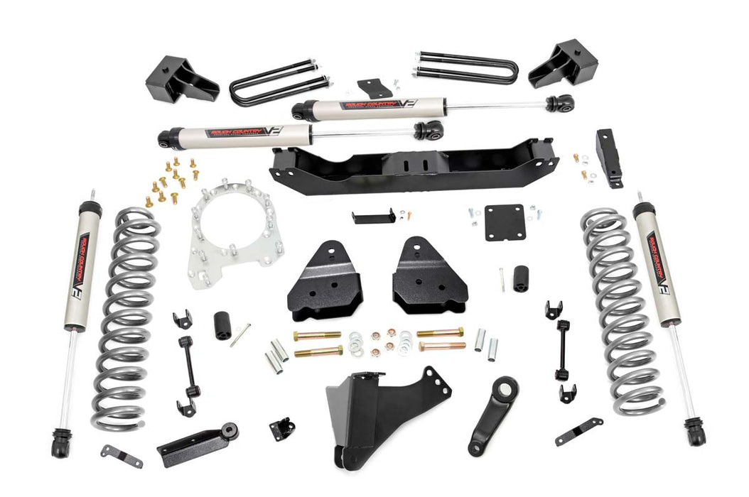 Rough Country 4.5 Inch Lift Kit - Dually - V2 | Ford F-350 Super Duty 4WD (2017-2022)