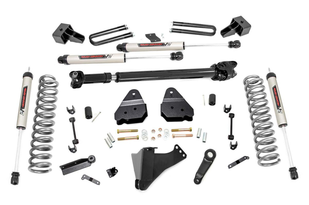 Rough Country 4.5 Inch Lift Kit - DRW - D/S - V2 | Ford F-350 Super Duty 4WD (2017-2022)