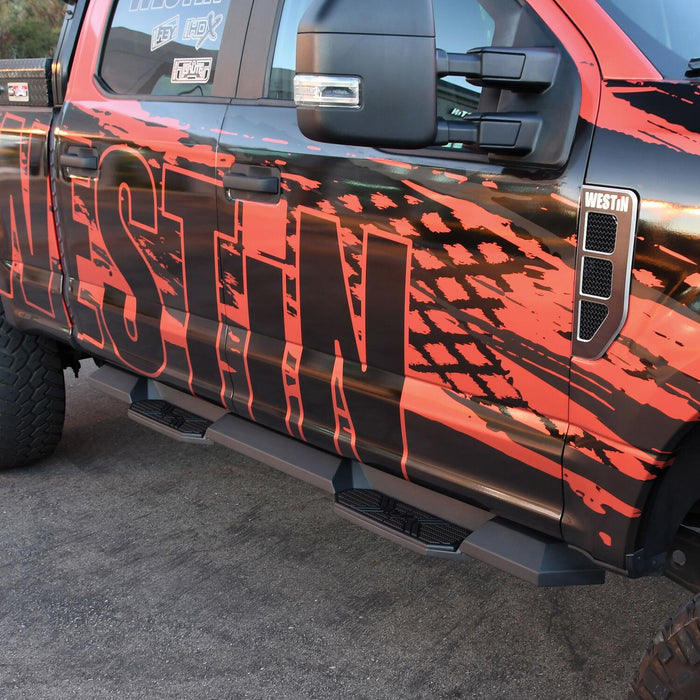 Westin HDX Xtreme Nerf Step Bars | Textured Black | P/N 56-23945, view 9