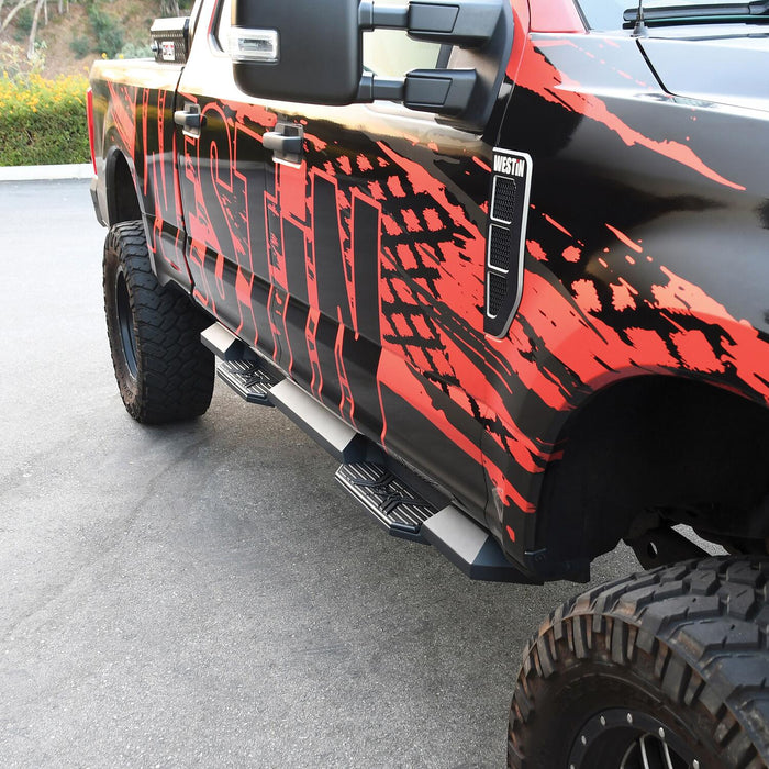 Westin HDX Xtreme Nerf Step Bars | Textured Black | P/N 56-23945, view 10