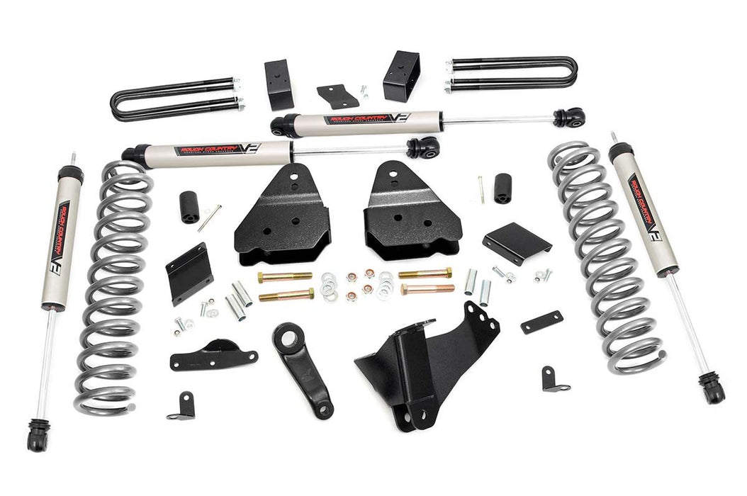 Rough Country 4.5 Inch Lift Kit - No OVLD - V2 | Ford F-250 Super Duty 4WD (2011-2014)