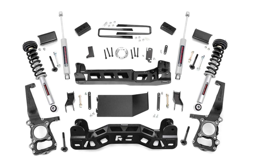 Rough Country 4 Inch Lift Kit - N3 Struts | Ford F-150 4WD (2011-2013) | P/N 57432
